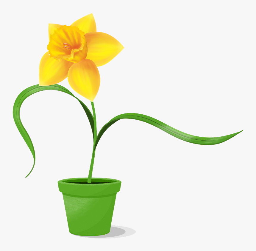 Daffodil Clipart Lamb - Artificial Flower, HD Png Download, Free Download