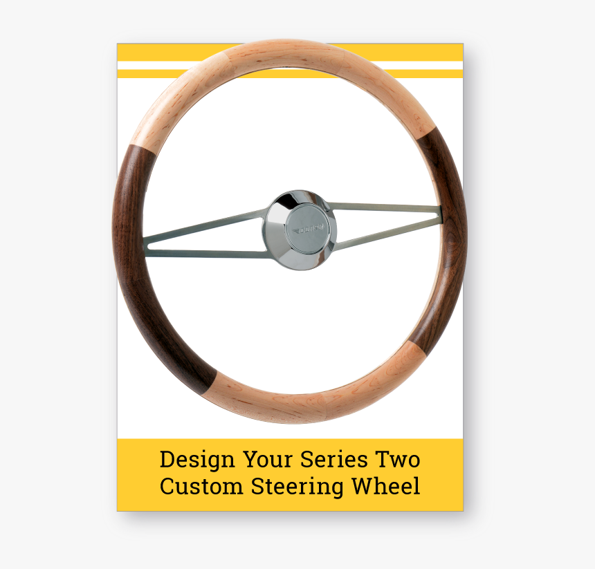 Series Two Custom Wood Steering Wheel - Circle, HD Png Download, Free Download