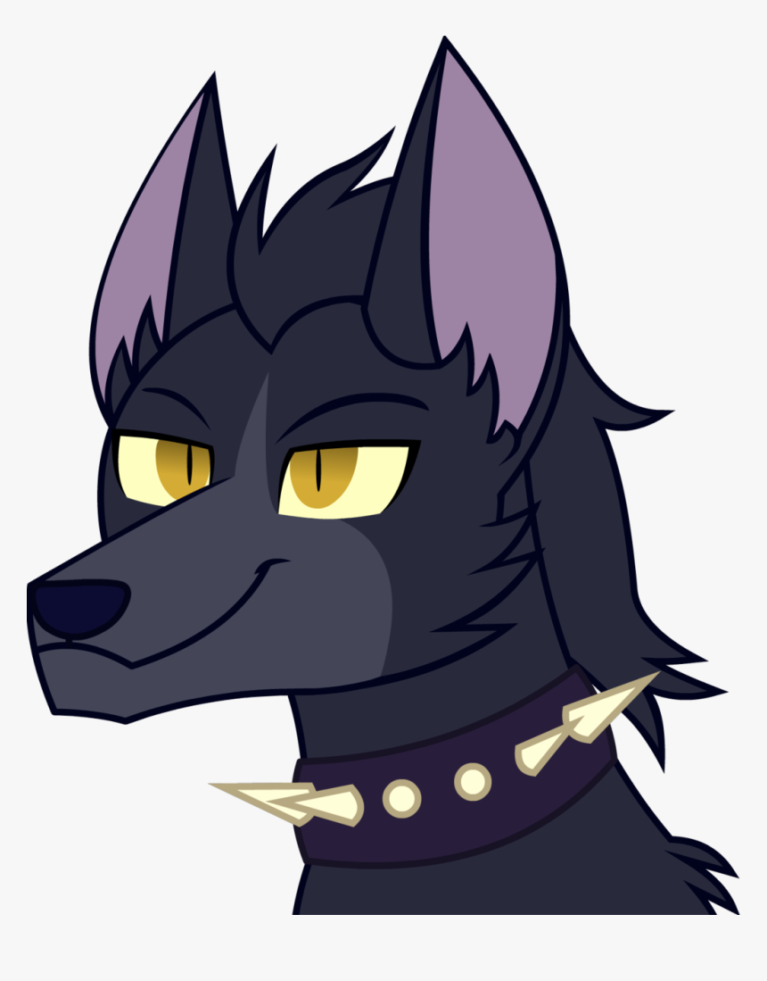Wubcakeva, Collar, Dog, Hellhound, Oc, Oc - Dog With Spiked Collar Drawing, HD Png Download, Free Download