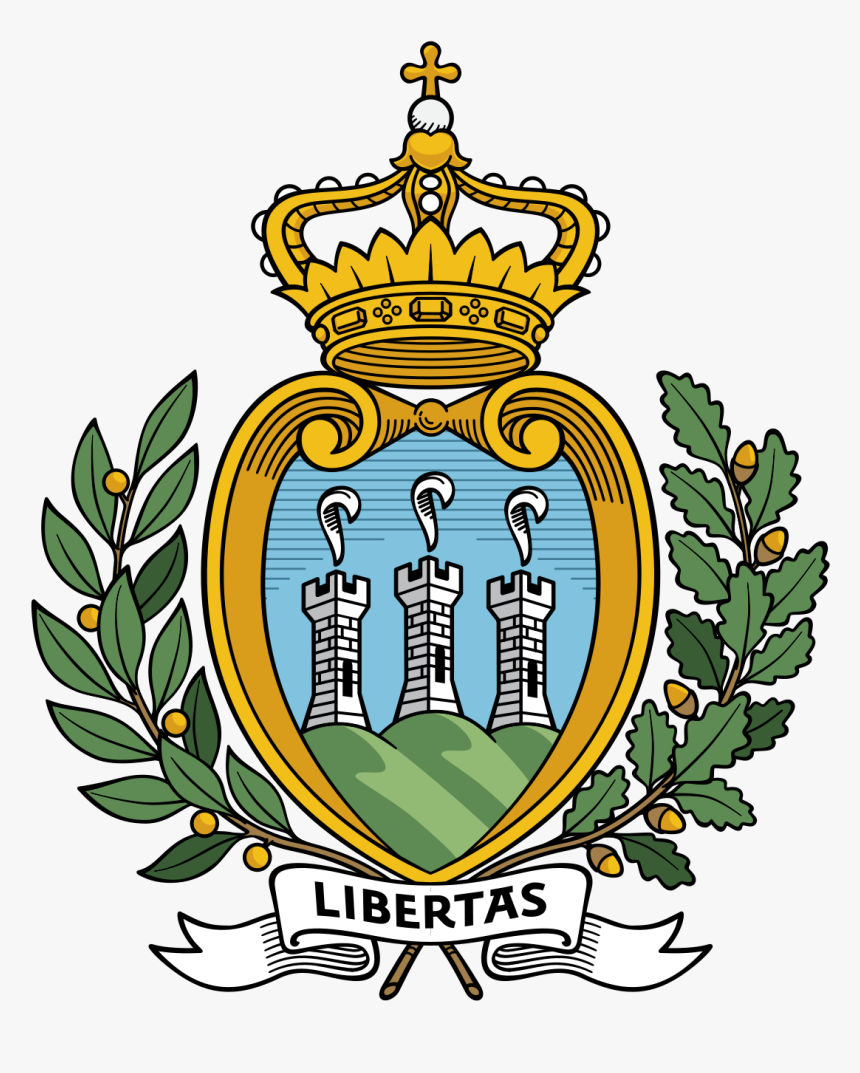 San Marino Flag Logo, HD Png Download, Free Download