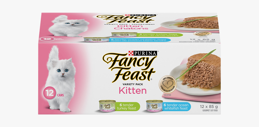 Kitten From The Fancy Feast Labelfancy, HD Png Download, Free Download