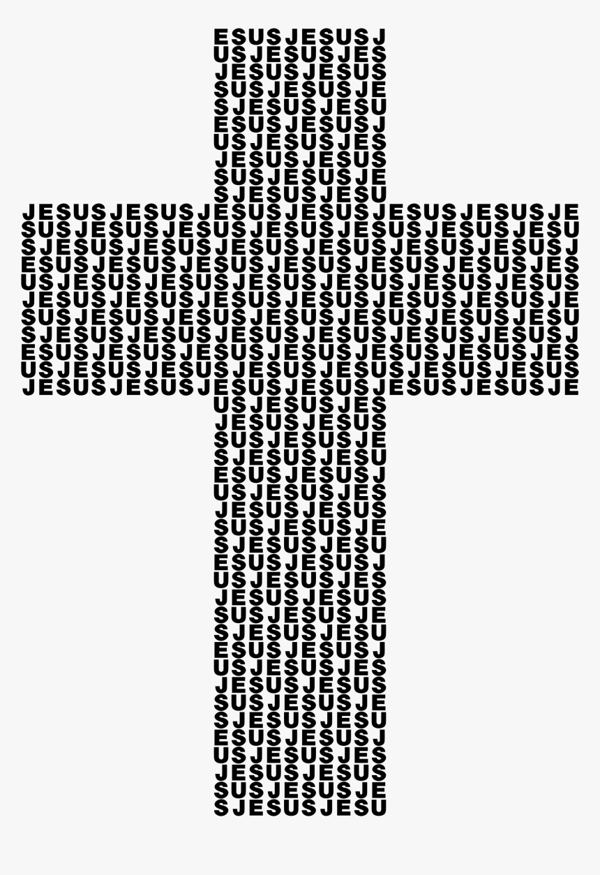 Clip Library Download Jesus Cross Clipart - Cross Made Out Of Squares, HD Png Download, Free Download