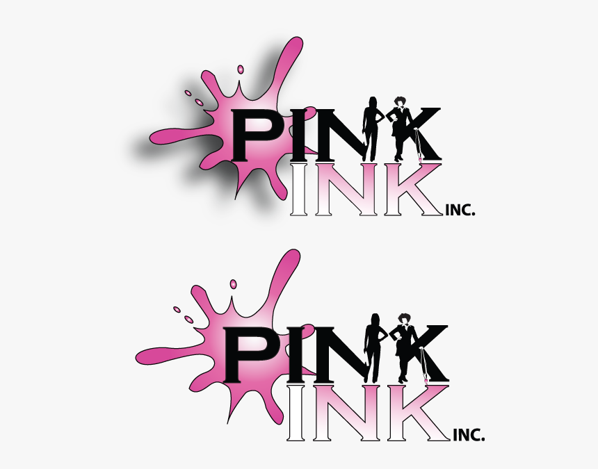 Pink Ink Logo Desighns, HD Png Download, Free Download