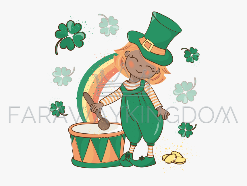 Patricks Day Png - St Patricks Day Drum, Transparent Png, Free Download