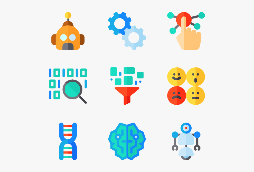 Artificial Intelligence Flat Icon, HD Png Download, Free Download