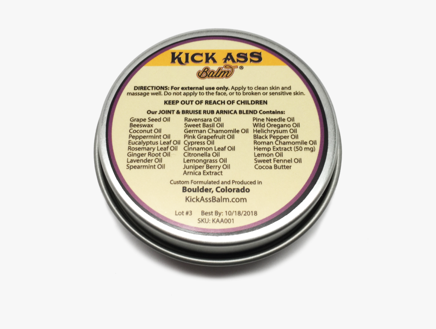 Cbd Balm With Arnica - Eye Shadow, HD Png Download, Free Download