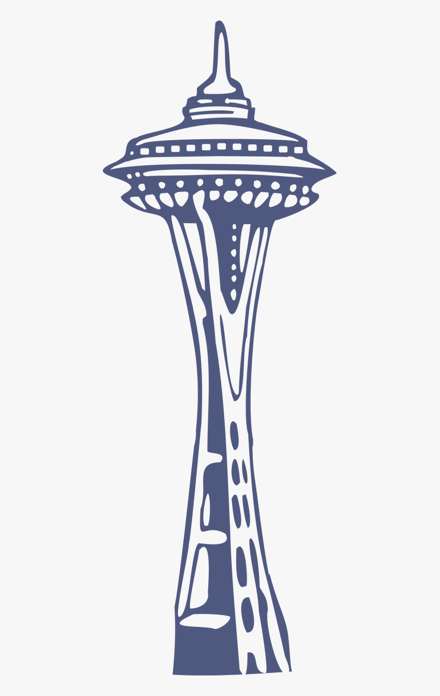 Space Needle Svg Cut File - Seattle Space Needle Tattoo, HD Png Download, Free Download