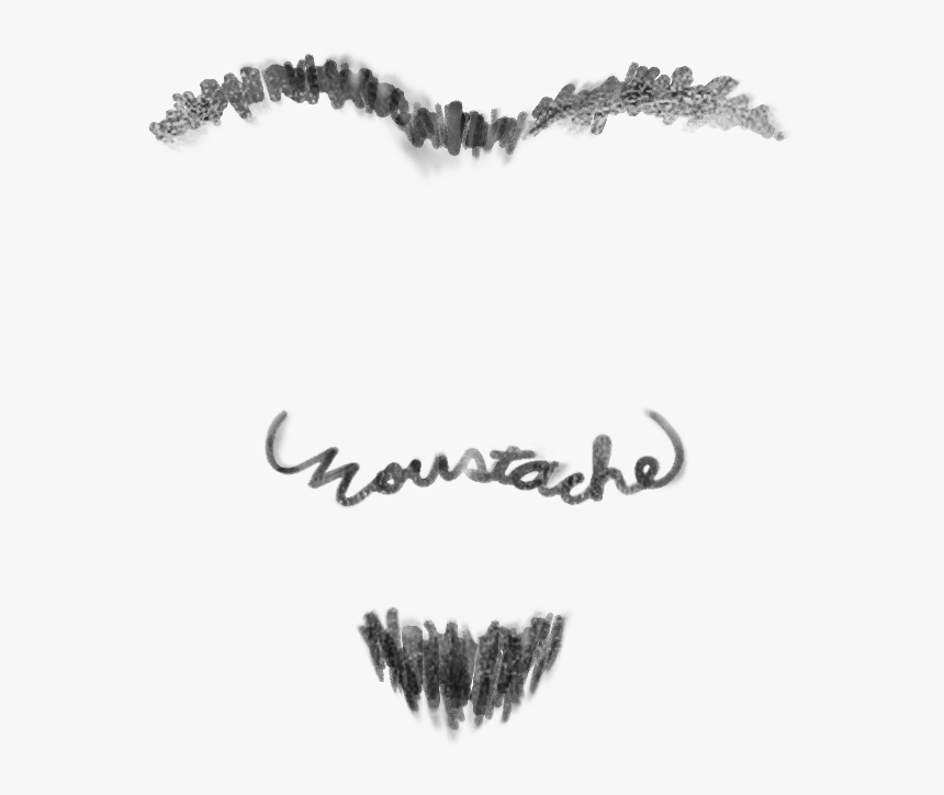 Mustache Texture - Spark Ar Face Mesh Template, HD Png Download, Free Download