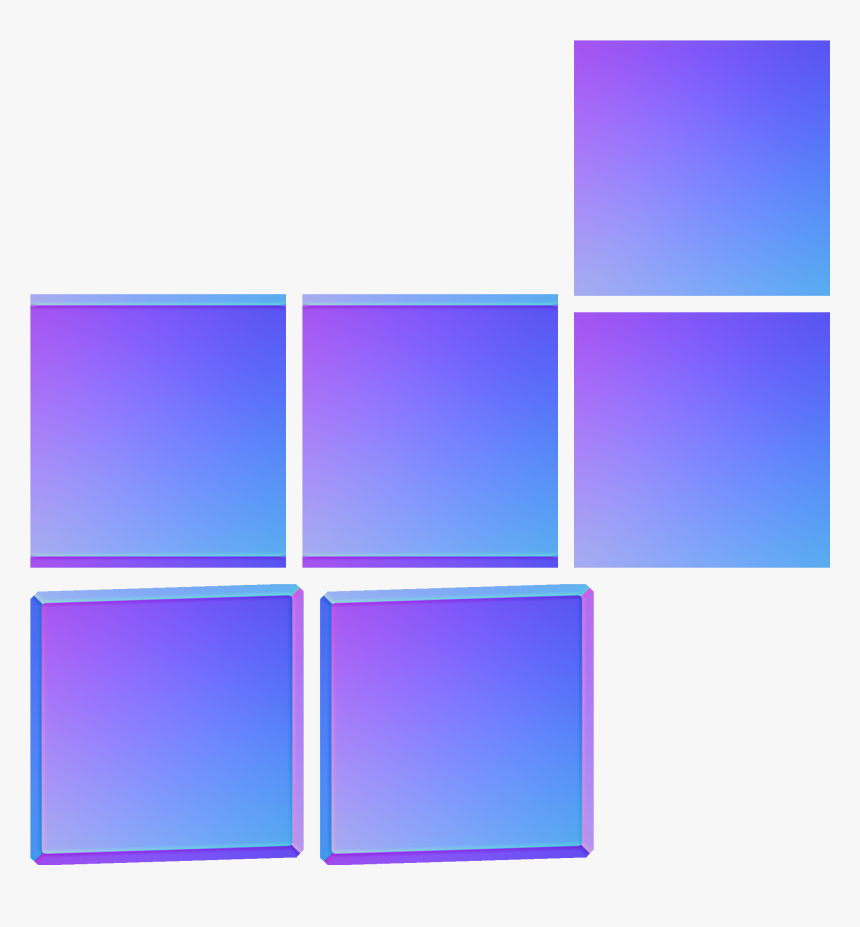 Pixelated Normals - Majorelle Blue, HD Png Download, Free Download