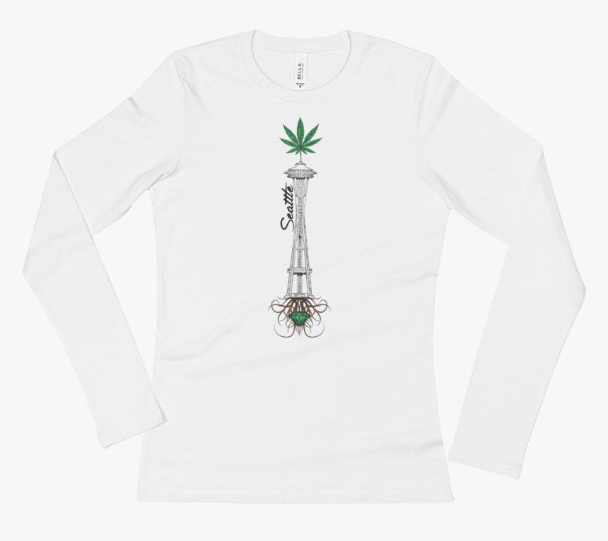 Seattle Space Needle - Long-sleeved T-shirt, HD Png Download, Free Download