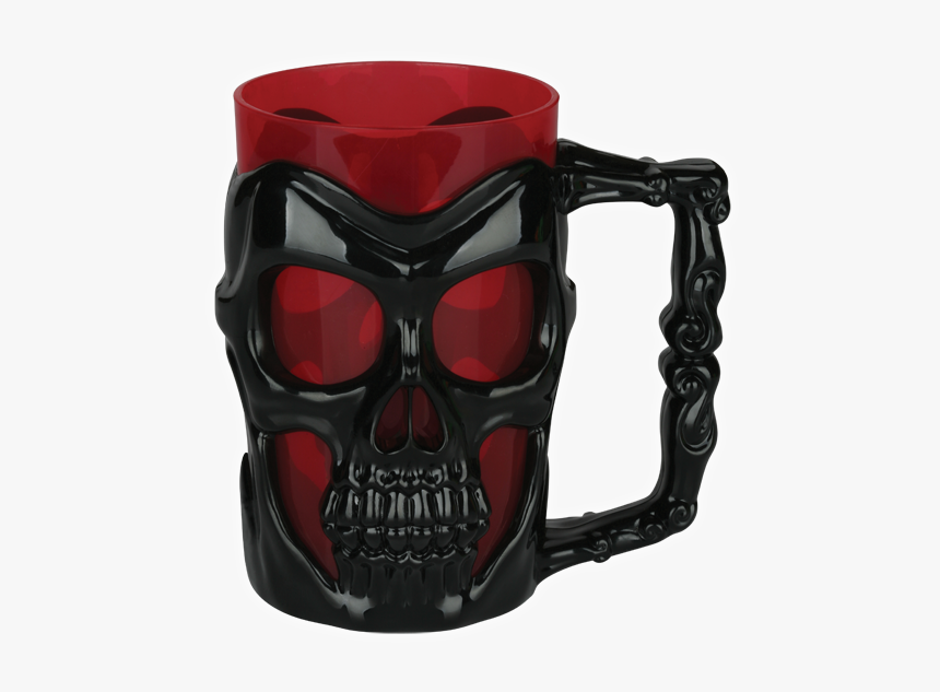 Black Skull Mug - Skull, HD Png Download, Free Download