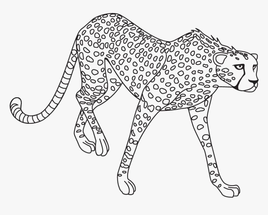 Transparent Jaguar Clipart - Clip Art Black And White Jaguar, HD Png Download, Free Download