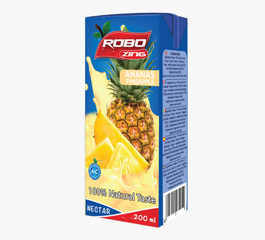 Robo Zing 200ml Pineapple - Seedless Fruit, HD Png Download, Free Download