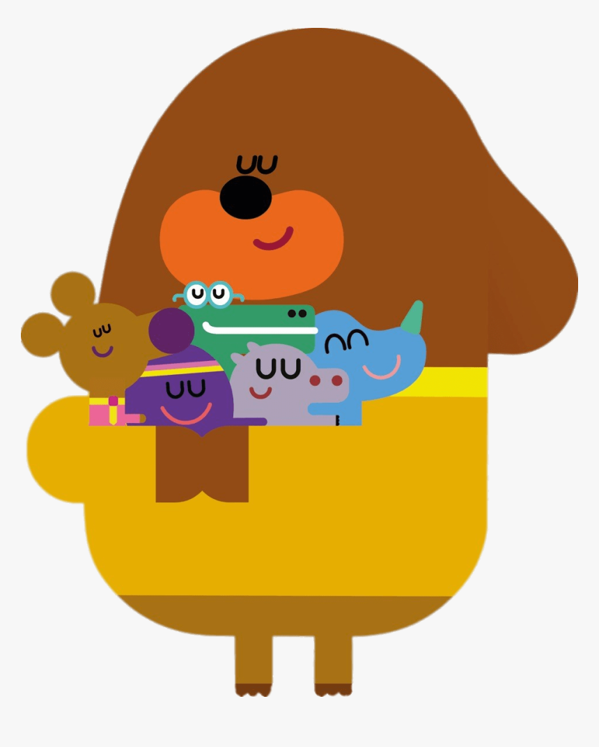 Duggee Hugging His Friends - Hey Duggee Get Well Soon Norrie, HD Png Download, Free Download