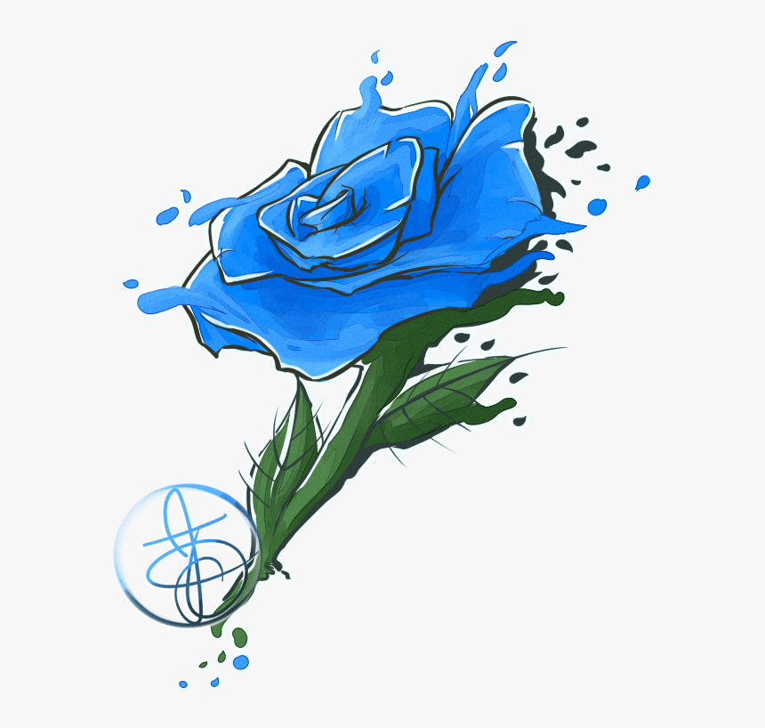 Transparent Blue Rose Png - Rose, Png Download, Free Download