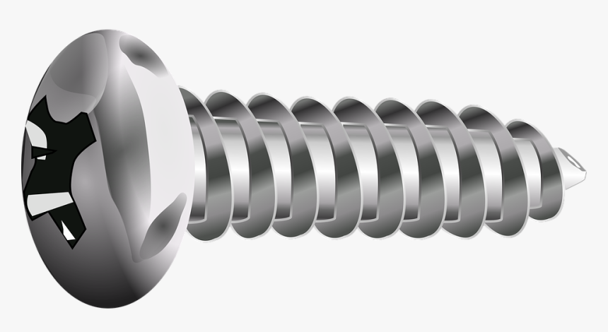 Screw, Phillips, Roundhead, Self-tapping - Imagenes De Tornillos Png, Transparent Png, Free Download