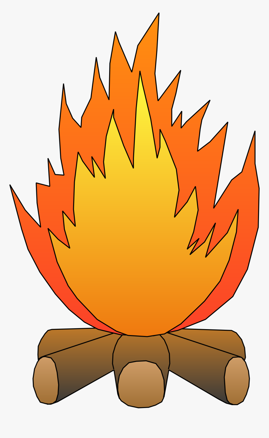 Clipart Of Fire, Pit And Wilderness - Clipart Fire, HD Png Download, Free Download