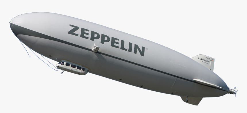 Zeppelin, Airship, Flying, Aviation, Aircraft, Float - Dirižablis, HD Png Download, Free Download