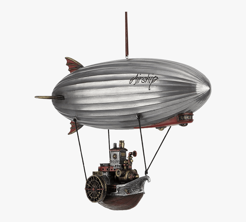 Steampunk Airship With Steamship Gondola - Steampunk Airship Wall Decor, HD Png Download, Free Download