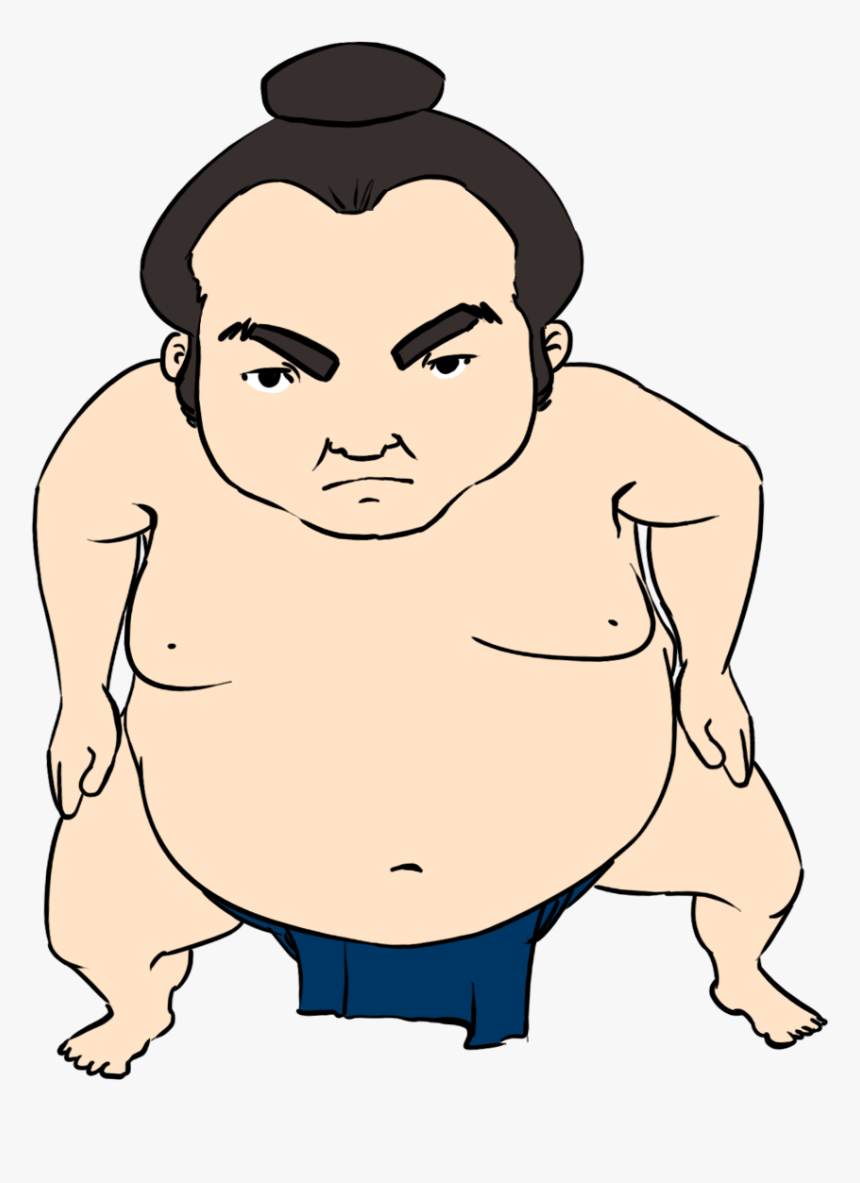 Wrestling Sumo Wrestler Png Image Clipart - Sumo Wrestlers Png, Transparent Png, Free Download
