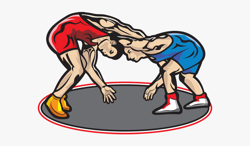 High School Wrestling Cartoon, HD Png Download, Free Download