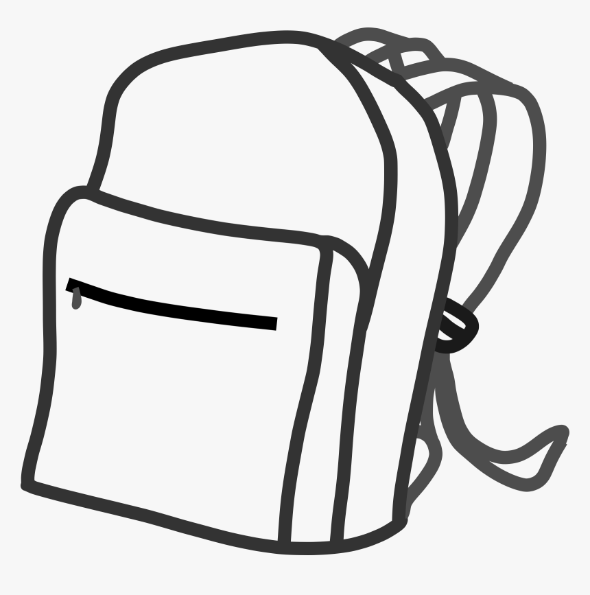 School Bag Clip Arts - Rucksack Clipart, HD Png Download, Free Download