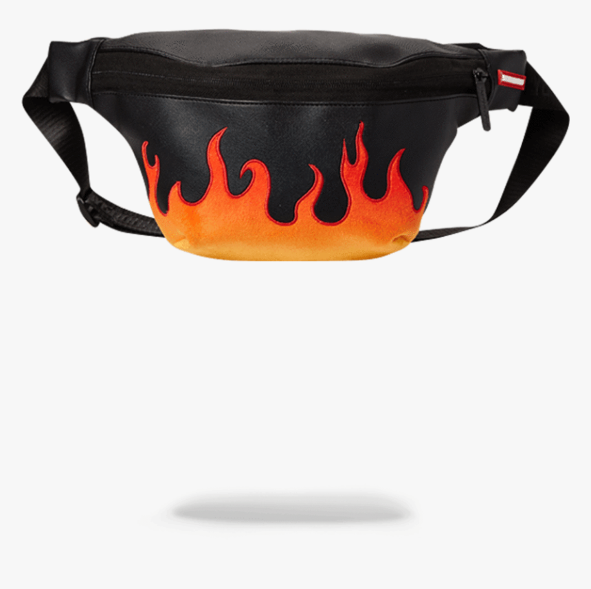 Color Lit Fire Transparent Football Png Color Lit Png - Sprayground Backpack And Fanny Pack, Png Download, Free Download