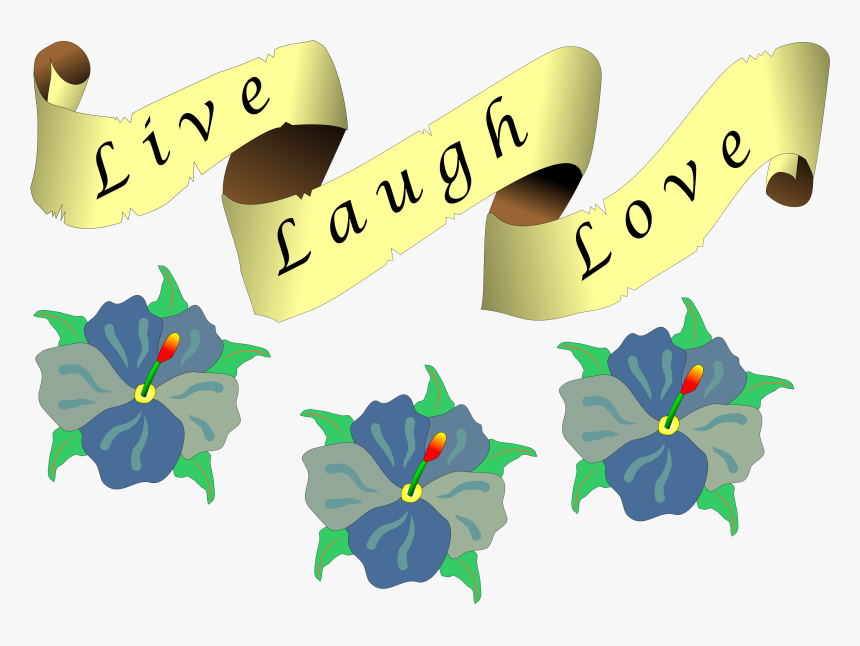 Live, Laugh, Love Clip Arts - Live Love Laugh Tattoos, HD Png Download, Free Download