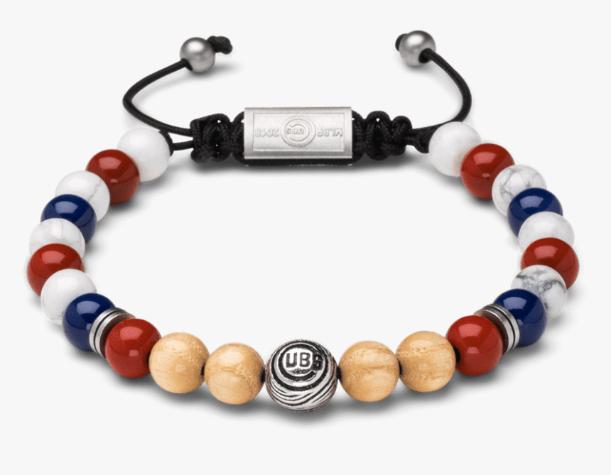 Chicago Cubs Round Macrame Bracelet 8mm - Bracelet, HD Png Download, Free Download