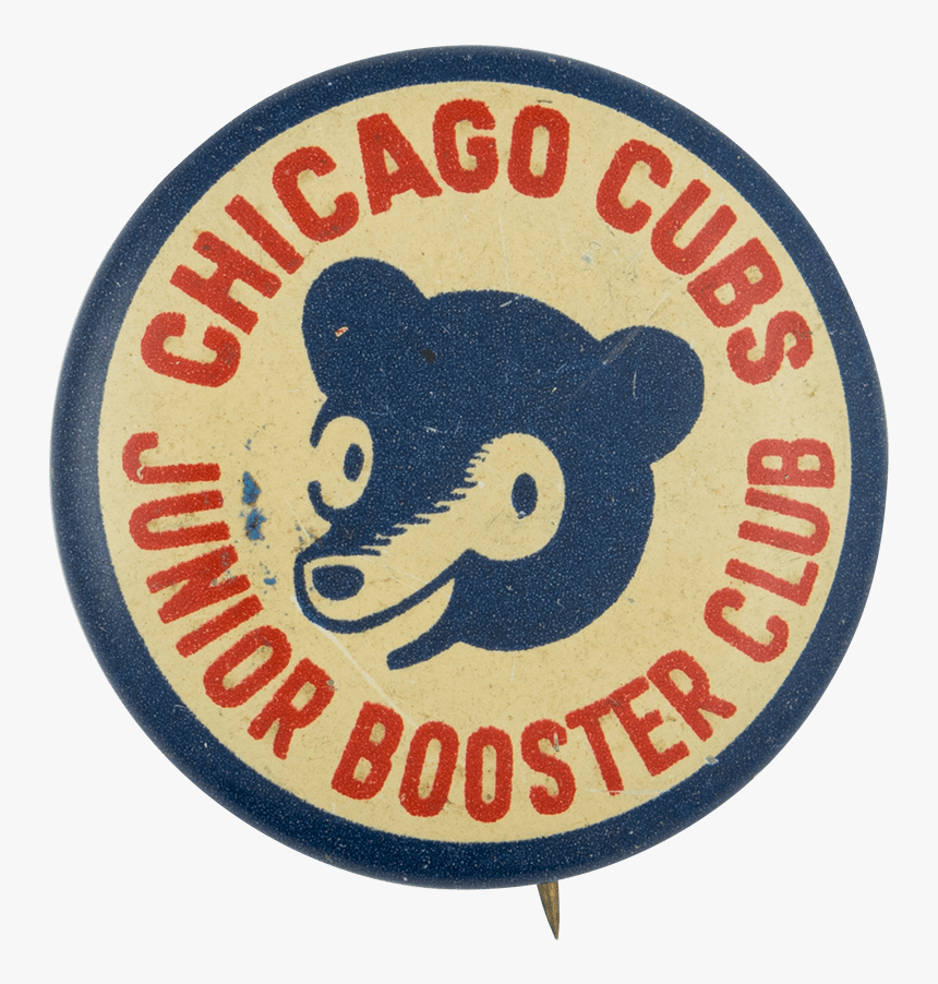 Chicago Cubs Junior Booster Chicago Button Museum - Label, HD Png Download, Free Download