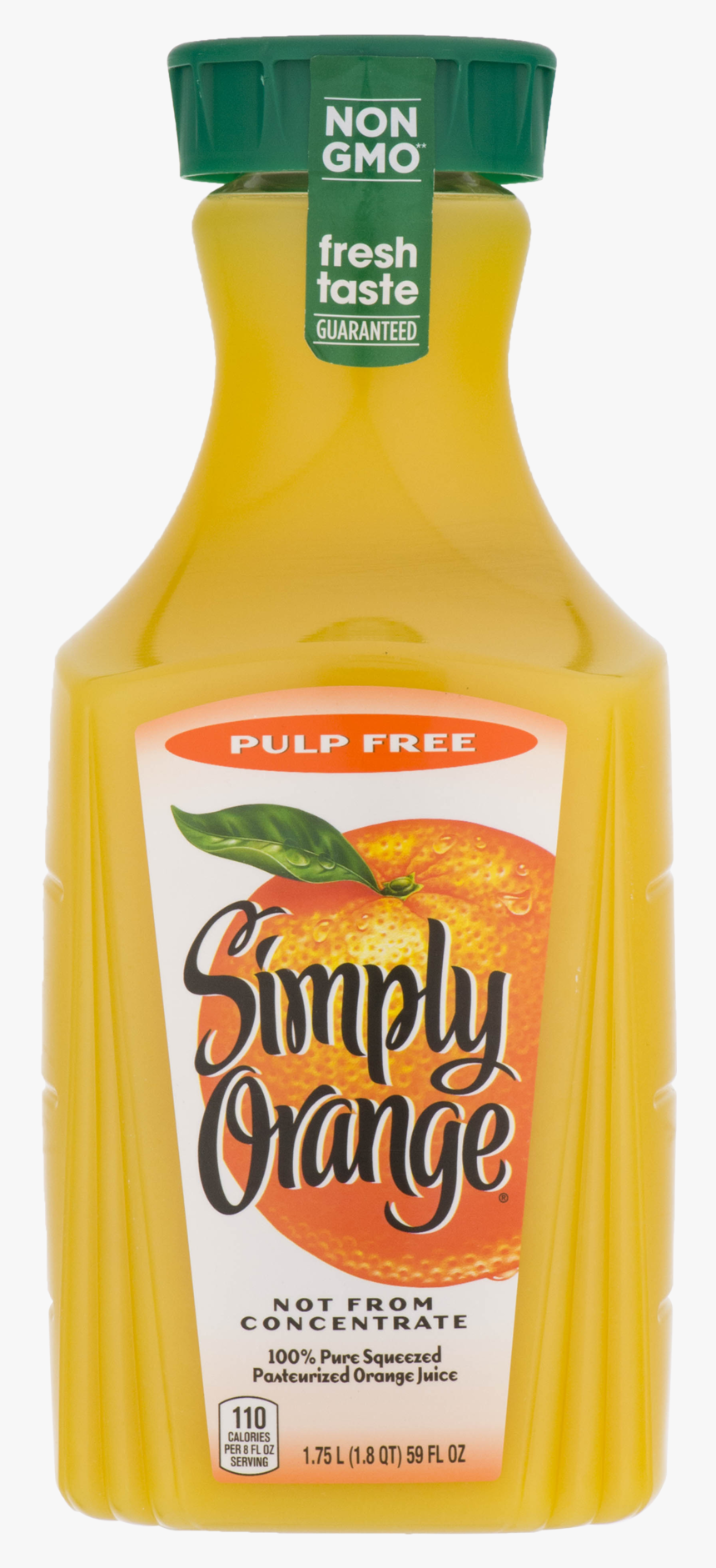 Simply Orange Juice Pulp Free Hd Png Download Kindpng