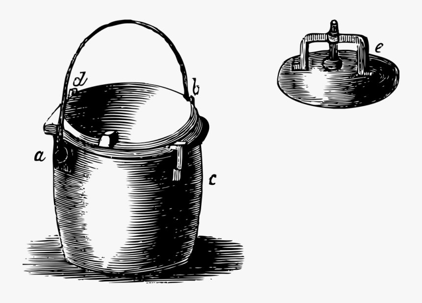 Vintage Cooking Pot Clip Arts - Pressure Cooker, HD Png Download, Free Download