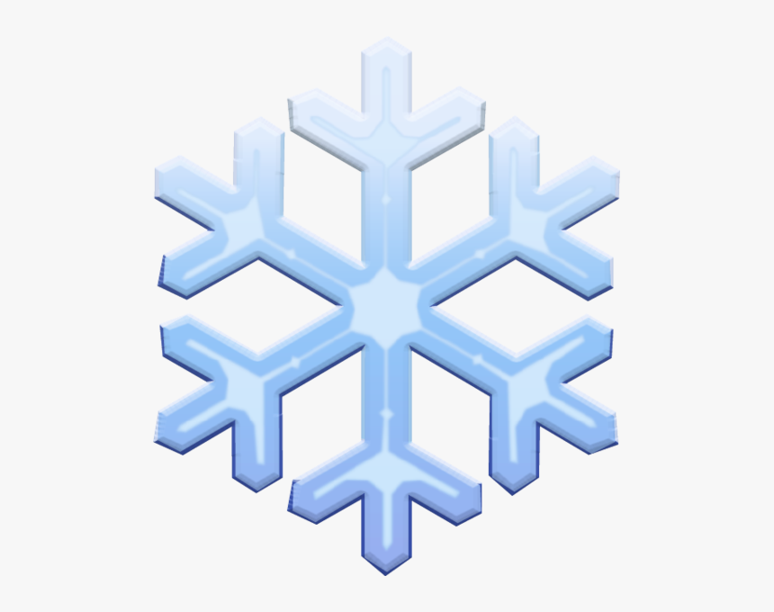 Snowflake Emoji Clipart, HD Png Download, Free Download
