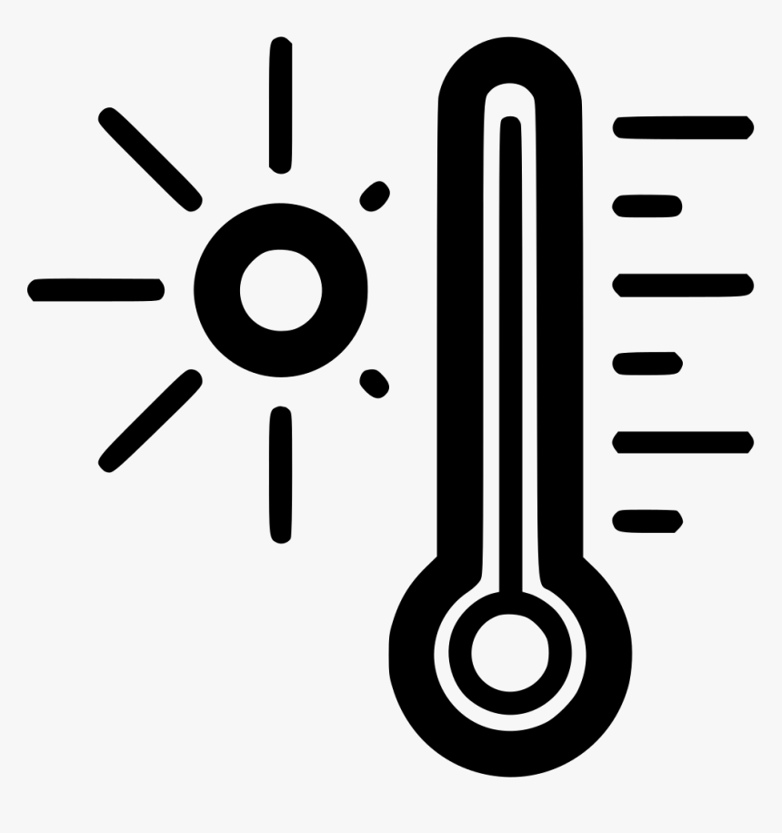Temperature Png Black And White - Hot Black And White Png, Transparent Png, Free Download
