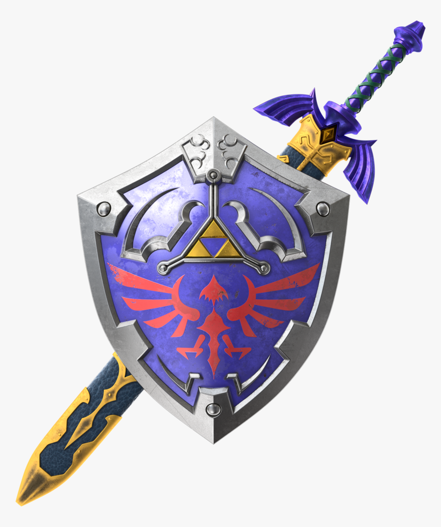 Cold Of Weapon Zelda Ocarina Legend Breath - Twilight Princess Master Sword And Shield, HD Png Download, Free Download