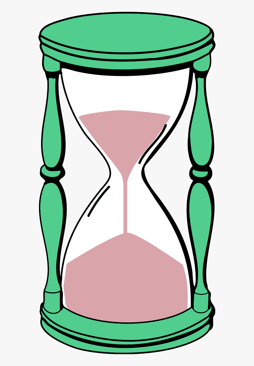 Hourglass With Sand - Hourglass Clipart, HD Png Download - kindpng.