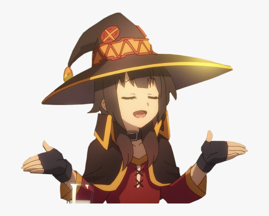 Megumin Vector Shrug - Megumin Konosuba Wallpaper 2019, HD Png Download, Free Download