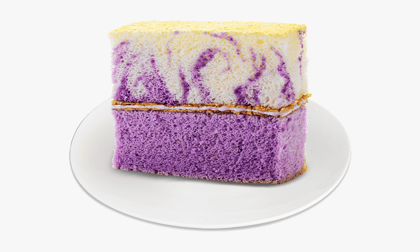 Red Ribbon Slice Cake Ube, HD Png Download, Free Download