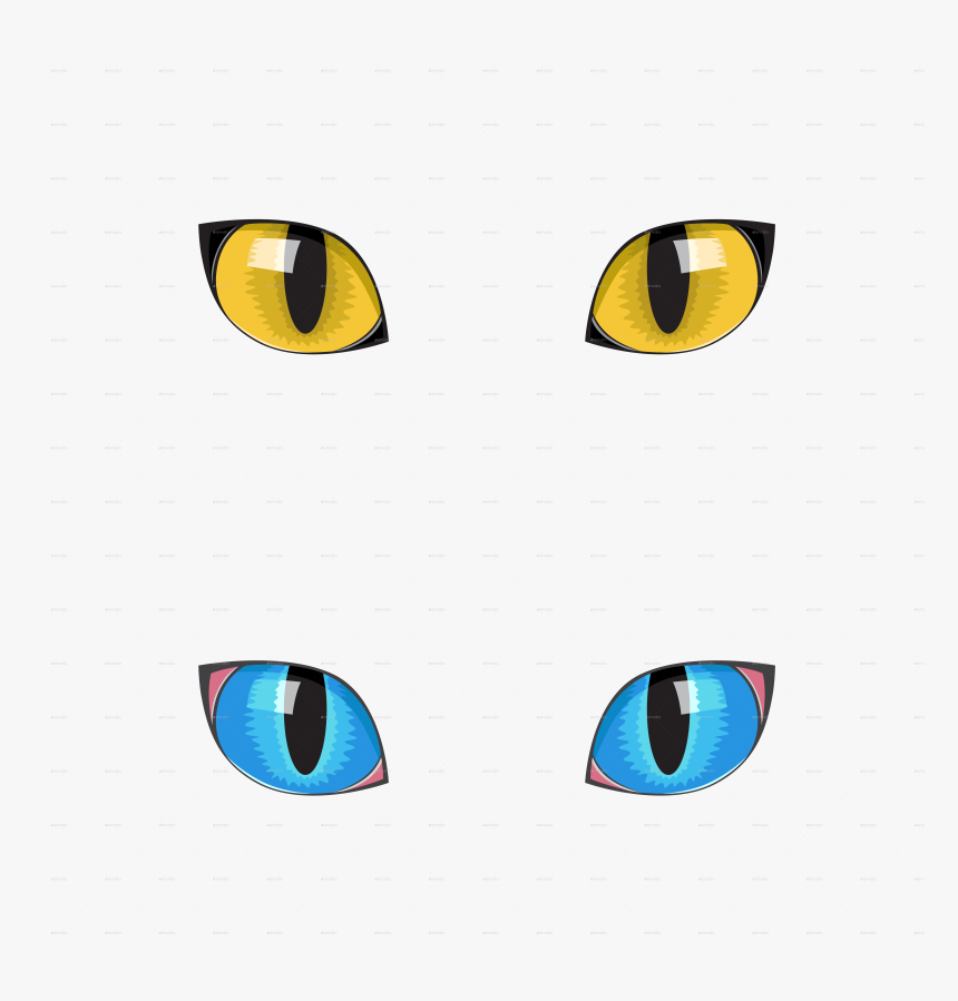 Cat Eyes Clipart, HD Png Download, Free Download