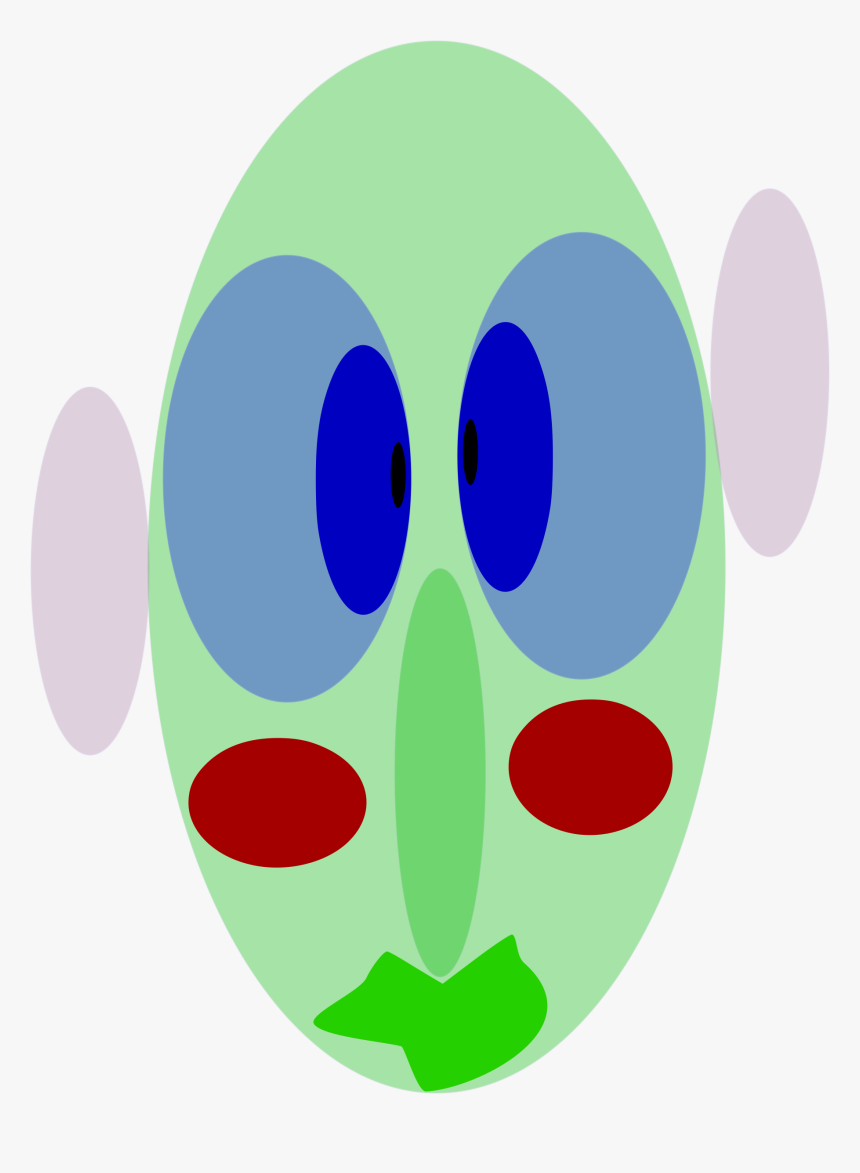 Face With Eyes Ears Clip Arts - Face, HD Png Download, Free Download
