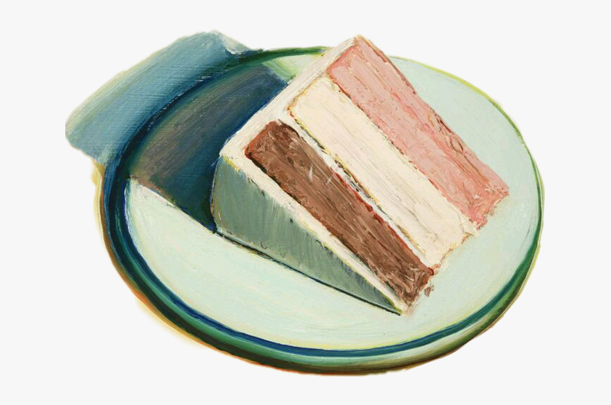 #cake #slice #scasliceof #asliceof #scpastel - Wayne Thiebaud Cake Slice, HD Png Download, Free Download