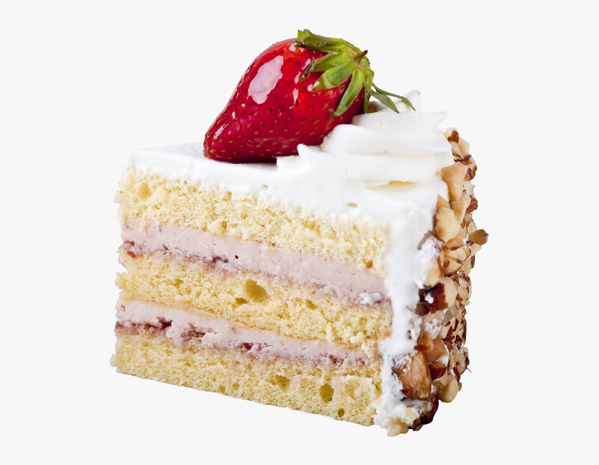 Торт, Кусочек Торта, Фруктовый Торт С Клубникой, Клубника, - Cakes Pieces Images Hd, HD Png Download, Free Download