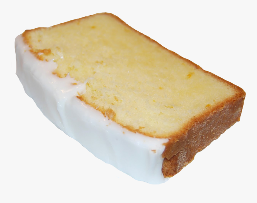Transparent Slice Of Cake Png - Lemon Pound Cake Slice, Png Download, Free Download