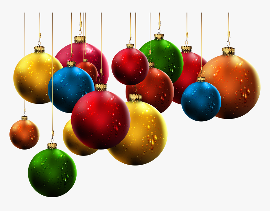 Christmas Ornament Clip Art - Christmas Bulbs Transparent Background, HD Png Download, Free Download