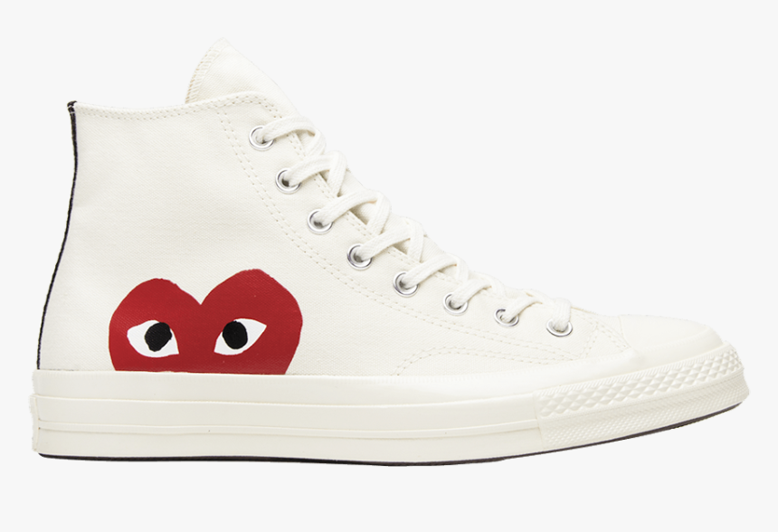 Comme Des Garçons X Chuck Taylor All Star Hi "milk - Comme Des Garçons X Chuck Taylor All Star Hi Milk, HD Png Download, Free Download