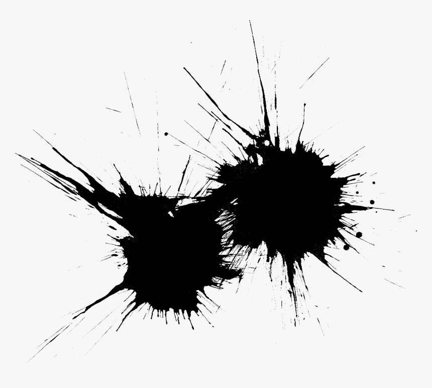 Desktop Wallpaper Drawing Photography - Ink Splatter Drawing, HD Png Download, Free Download