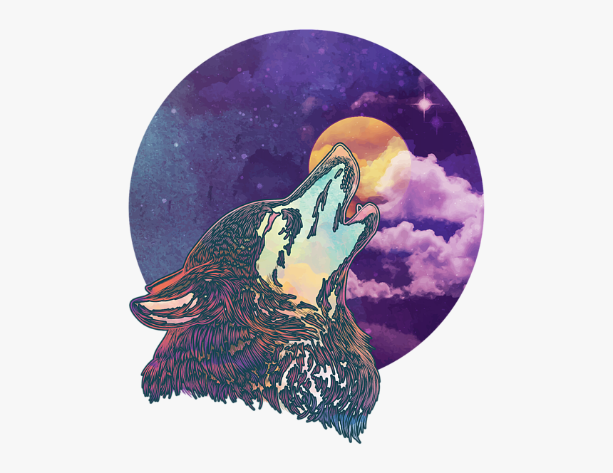 Wolf Howling At Moon, HD Png Download, Free Download