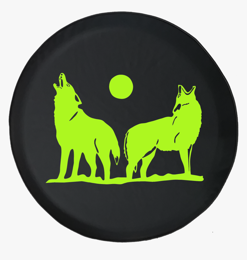 Wolves Howling In The Moonlightoffroad Jeep Rv Camper - Black Norwegian Elkhound, HD Png Download, Free Download