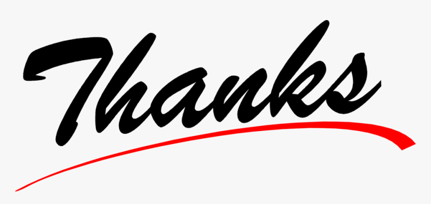 Thanks Logo Png, Transparent Png, Free Download