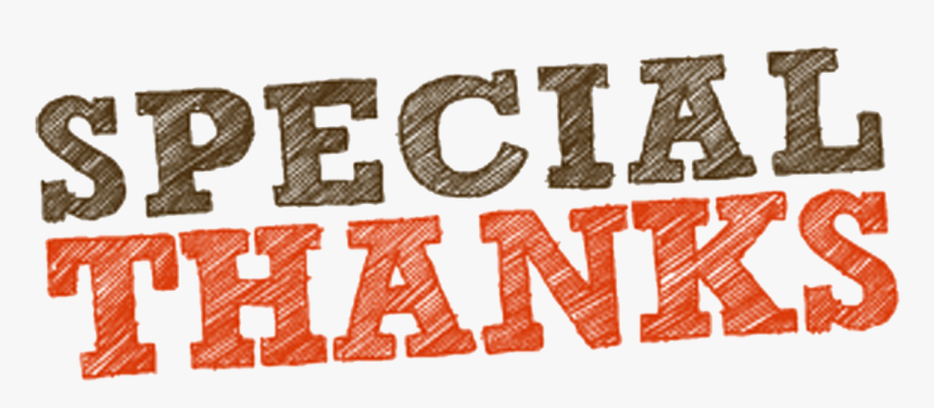 Special Thanks , Png Download - Special Thank You Png, Transparent Png ...